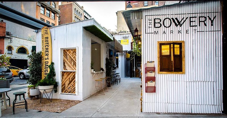 Good morning NYC! We are open today! Come by for coffee, tacos, sandwiches, juices and so much more. #thebowerymarket