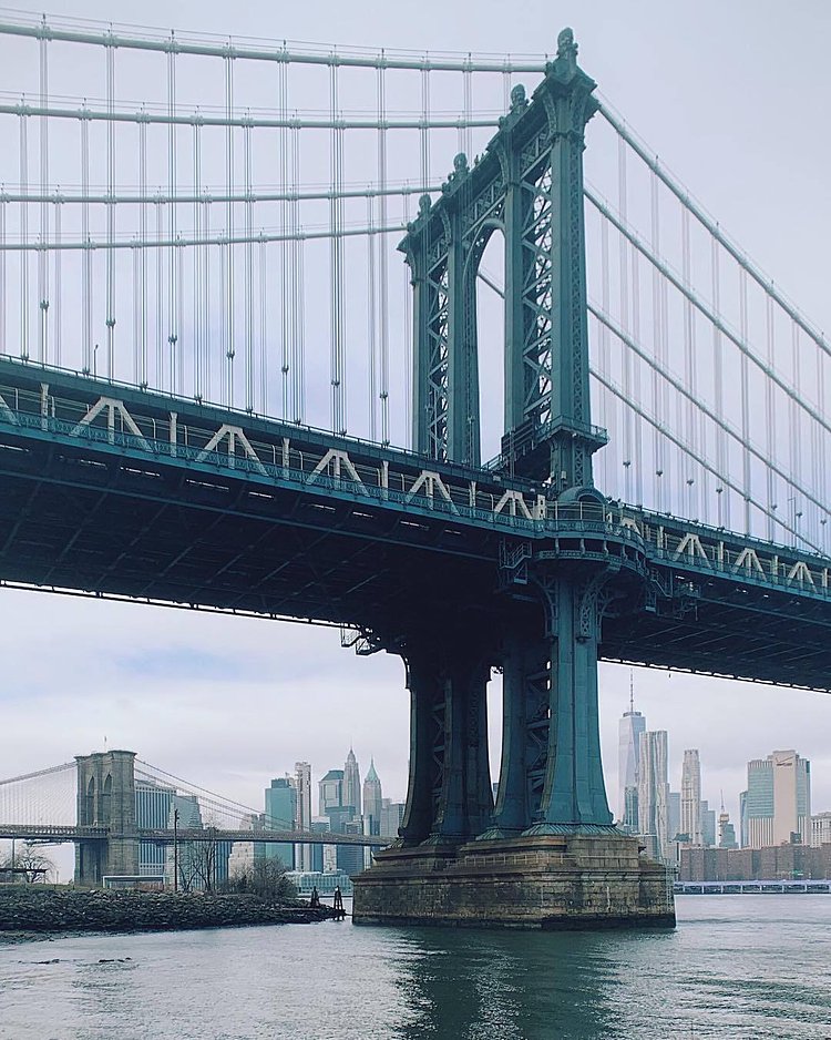 Manhattan Bridge, New York. Photo via @iwyndt #viewingnyc #newyork #newyorkcity #nyc #manhattanbridge