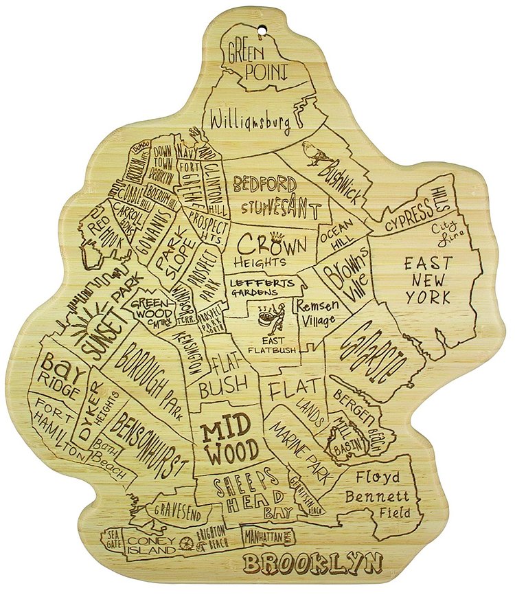 Brooklyn Cutting Board, Bamboo