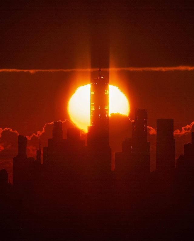 Sunrise Over Lower Manhattan