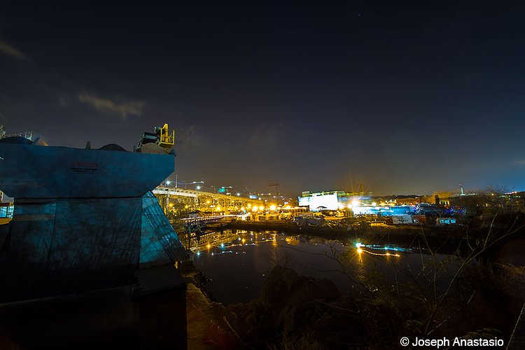 Looking northeast up Dutch Kills.