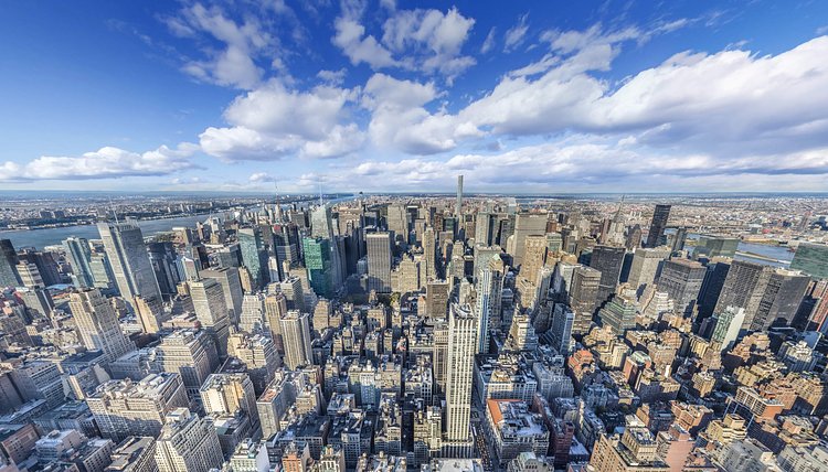 New York Skyline 360 Panorama: 20 Gigapixels