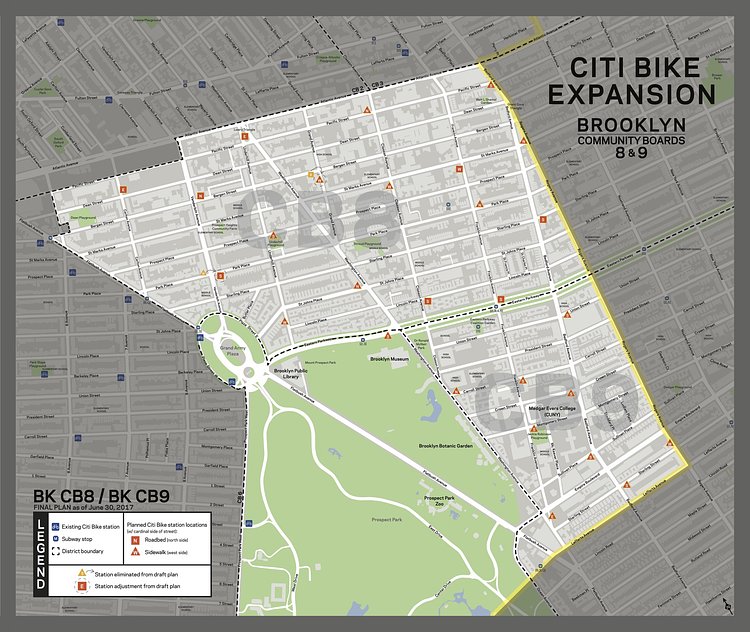 Citi Bike Expansion to Prospect Heights, Crown Heights and Prospect-Lefferts Gardens