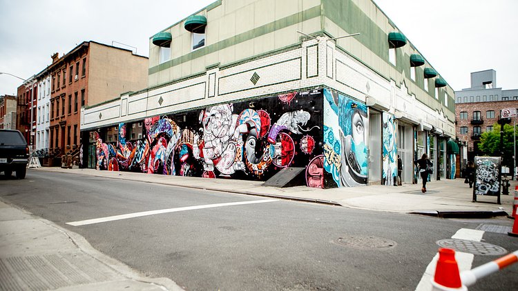 Tristan Eaton, HOW & NOSM, and Cyrcle All Worked Together on a New Mural in Williamsburg