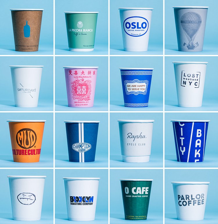 A Visual Survey of NYC Coffee Cups