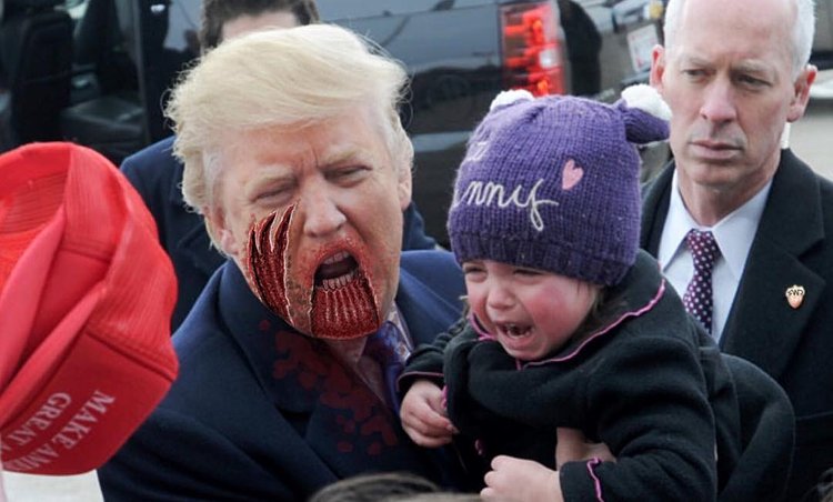 #subwaydoodle #subway #doodle #swd #nyc #trump #trumprally #zombietrump #trumpeatsbabies