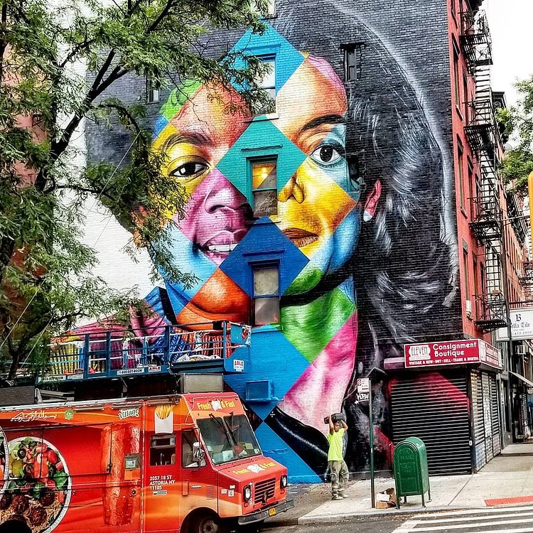 Michael Jackson mural on 1st and 11th in East Village, KOBRA, 2018