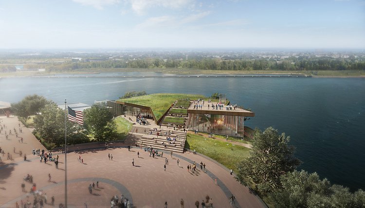 Statue of Liberty Museum’s new verdant, sleek FXFOWLE design approved