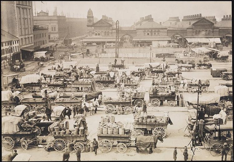 Gansevoort Market ca 1907