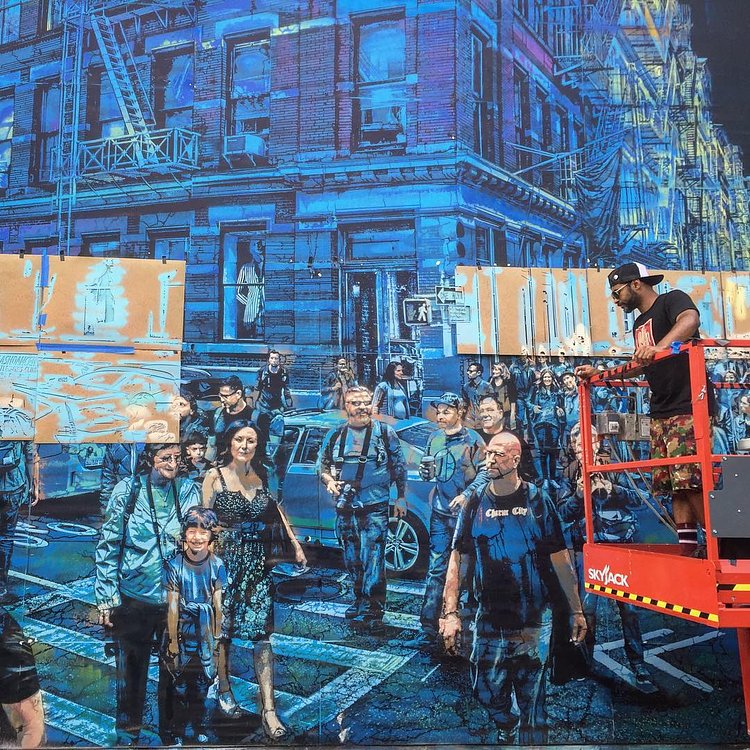 Slow and steady #bowerywall #bowerymural#hbwall