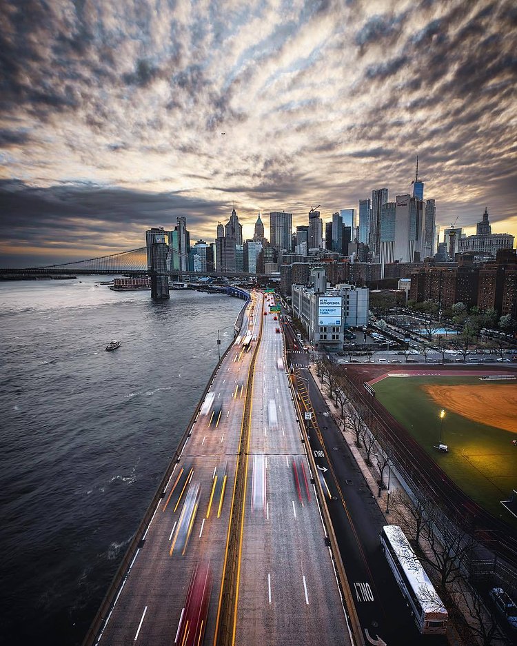 Lower Manhattan and FDR Drive
