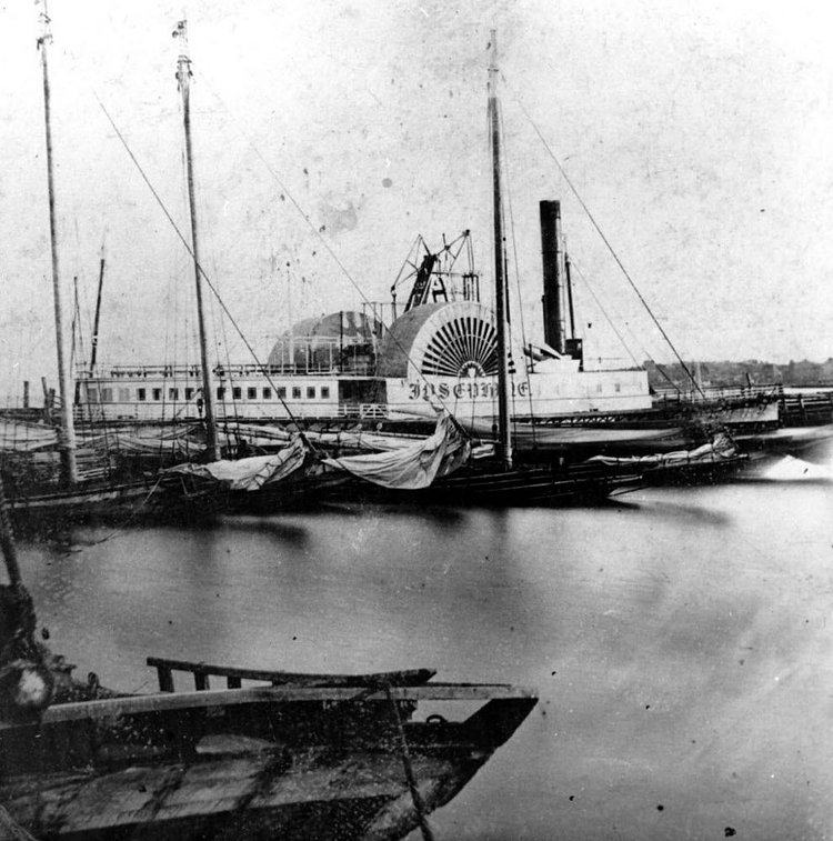 Ferry boat, "Josephine".  American Views, Hoyer, 1859.