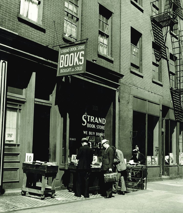 The Strand Bookstore, Greenwich Village, New York, 1938