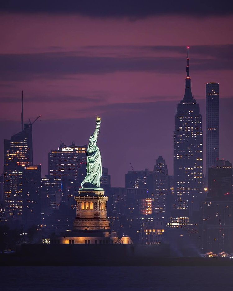 Statue of Liberty and New York Harbor
