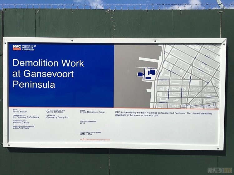Hudson River Park Demolition Plan on Gansevoort Peninula