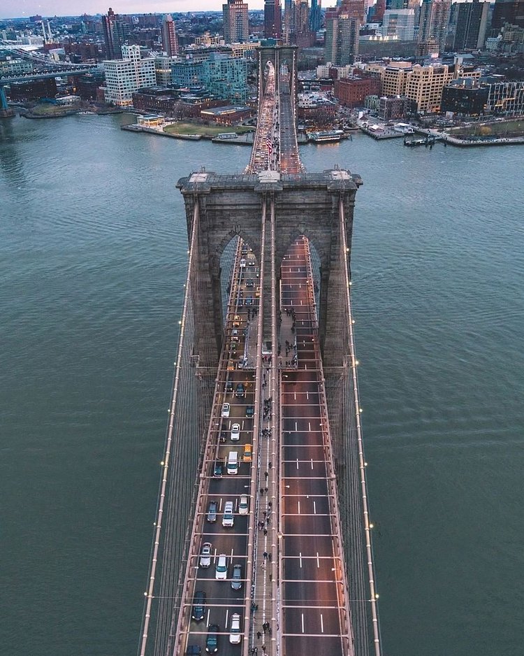 Brooklyn Bridge, New York. Photo via @flynyon #viewingnyc #nyc #newyork #newyorkcity #brooklynbridge