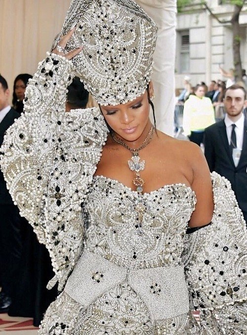 Rihanna at the 2018 Met Gala in New York City