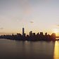 Hudson River Sunrise Over Lower Manhattan