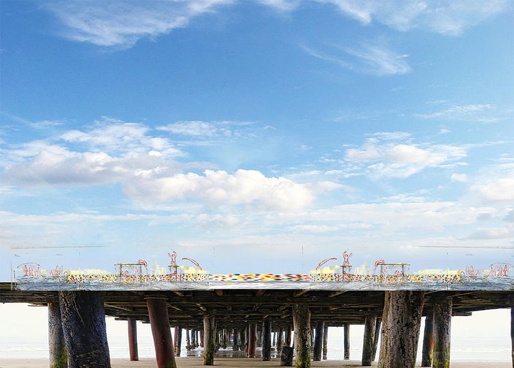 Illustration from RISD student Genevieve Marsh's proposal for the future Climate Museum