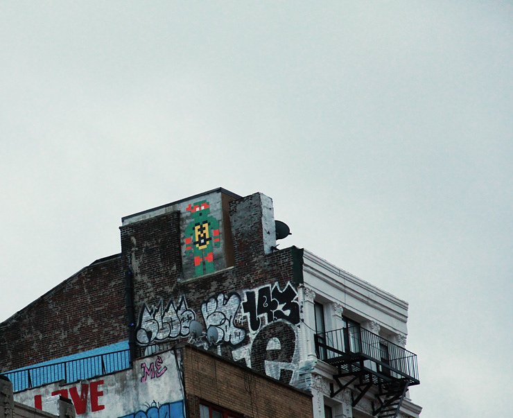Invader Ninja. The L.I.S.A. Project. Manhattan, NYC.