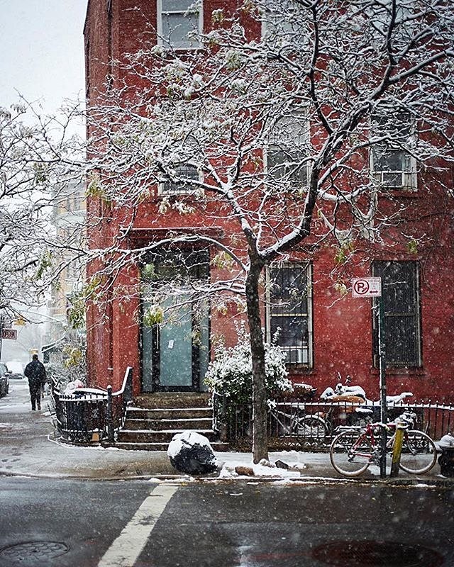 New York, New York. Photo via @steve.gomes #viewingnyc #newyork #newyorkcity #nyc #snow