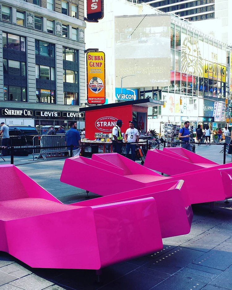 #jmayerh's "XXX" installation unveiled in #NYC Times Square this morning. #TSqXXX
