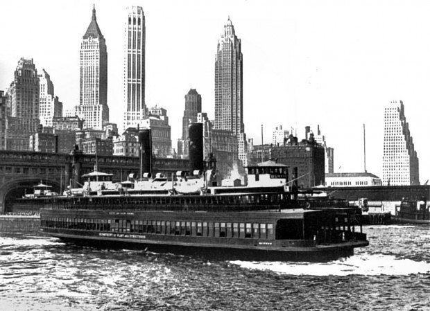 The Staten Island ferryboat 'Queens.'