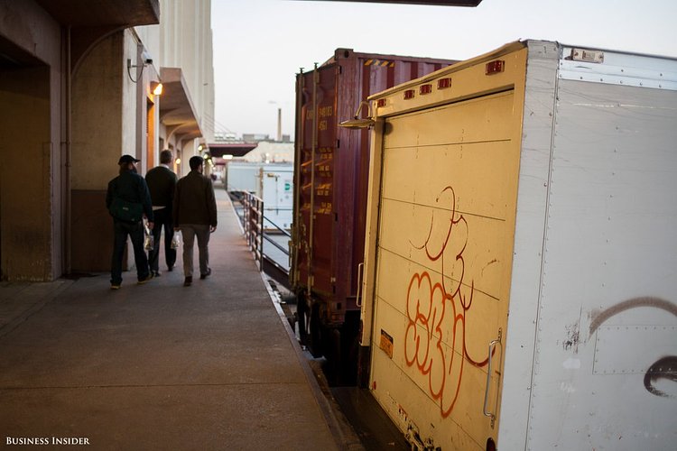 The railyard has since been turned into a 1600-car parking lot. Numerous loading docks have also been added for trucks to load and unload cargo, alleviating traffic in the Sunset Park area.