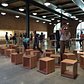Apple says the wooden cubes are for customers and community members to gather.