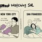 The Difference Between Living in New York City and San Francisco