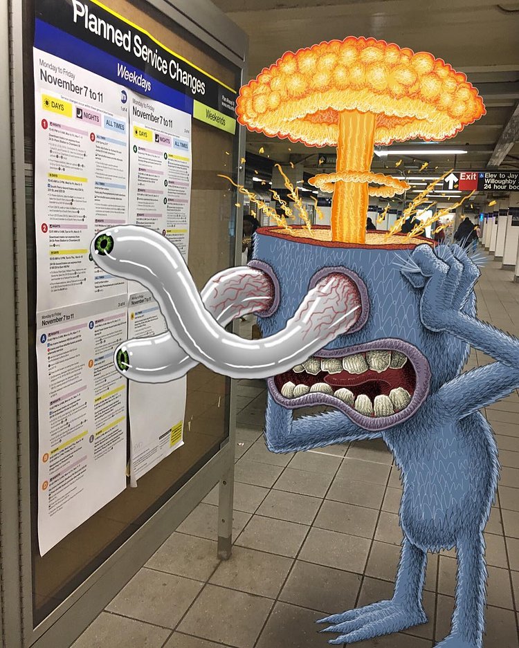 #subwaydoodle #subway #doodle #swd #nyc #servicechanges