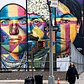 Ellis Island Mural, Eduardo Kobra, City-As-School High School, Hudson Square, Manhattan