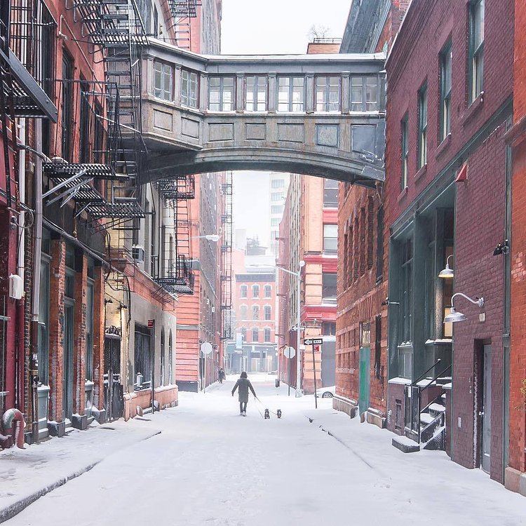 Staple Street Bridge, TriBeCa, Manhattan, New York City