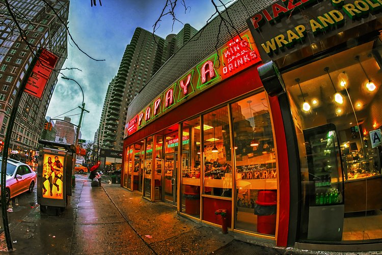 Papaya King | Almost 80 years ago Papaya King created a Tropical Oasis in the Concrete Jungle with the magical combination of tropical drinks and frankfurters. The rest as they say, is history. From The Beatles to Julia Child, Anthony Bourdain to Martha Stewart, fans rave about their fare. Papaya King is one of the best hot dogs in New York City! 