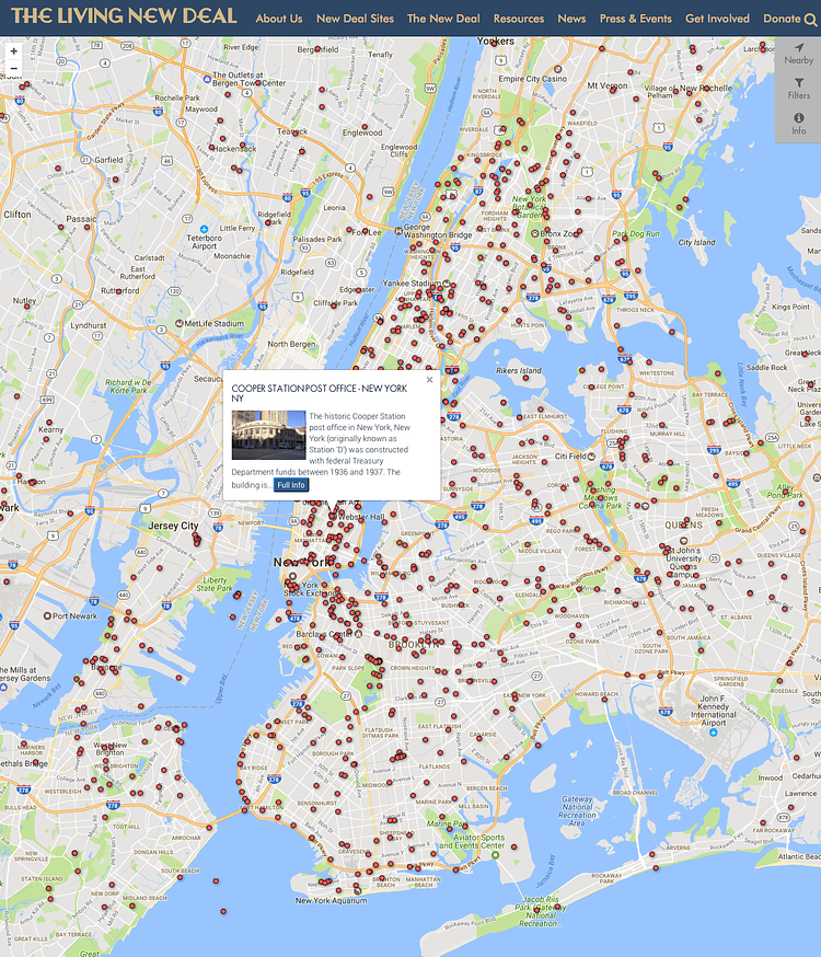 Interactive Map (screenshot)