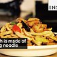 This noodle dish is made of one long noodle