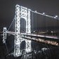 George Washington Bridge Illuminated at Night