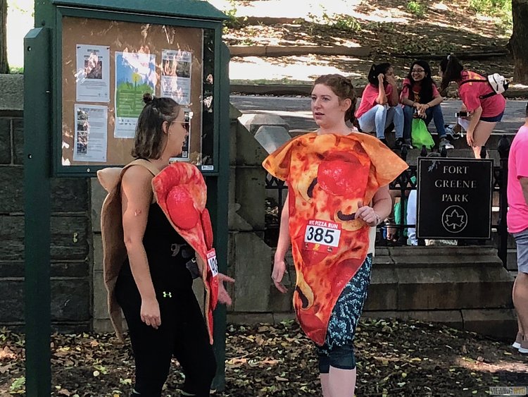 NYC Pizza Run 2018 | Pre-race costumes