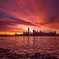 Sunrise Over Manhattan From Liberty State Park