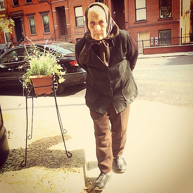 always nice to run into my favorite neighborhood grammy, Berry Street and N 8th Street, Williamsburg, Brooklyn