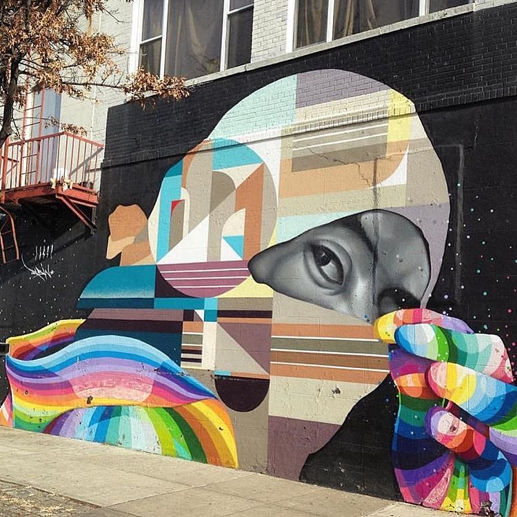 Collaboration piece by @dasicfernandez and @rubin415 for @centrefugepublicartproject in Brooklyn New York.  #brooklyn #nycstreetart #dasicfernandez #instaart  #streetart #graffiti #instagramhub #instagood #photooftheday #mural #upwalls #art #publicart #life