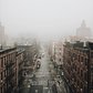 New York City in the fog this morning 🌫🌫