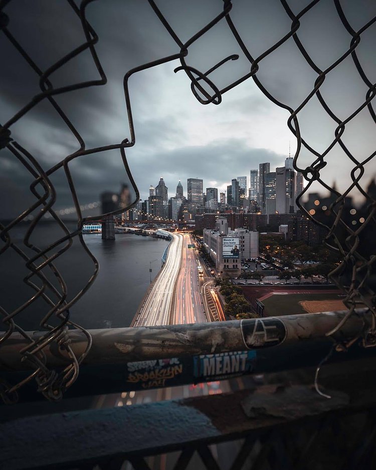 Lower Manhattan from Manhattan Bridge