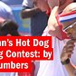 Nathan's Famous Hot Dog Eating Contest: by the numbers