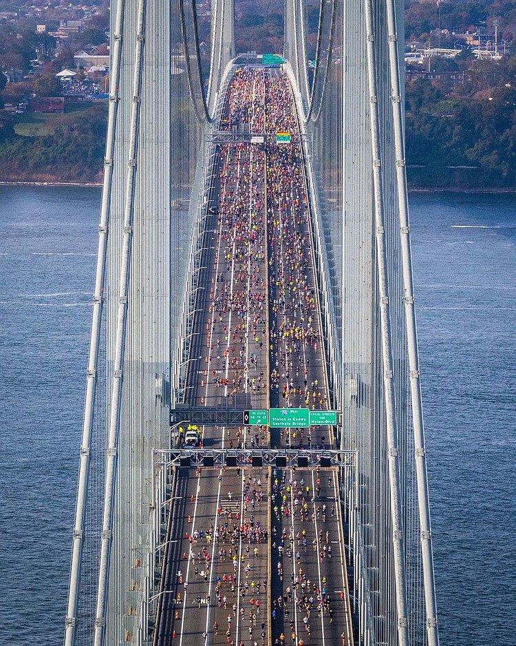 Verrazzano-Narrows Bridge, 2021 TCS New York City Marathon