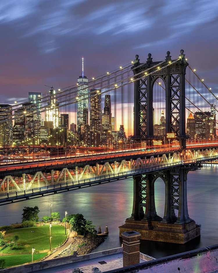 Manhattan Bridge from DUMBO, Brooklyn