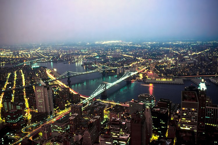 View from the World Trade Center, 1985