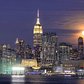 Moonrise over Chelsea, Manhattan and the Hudson River