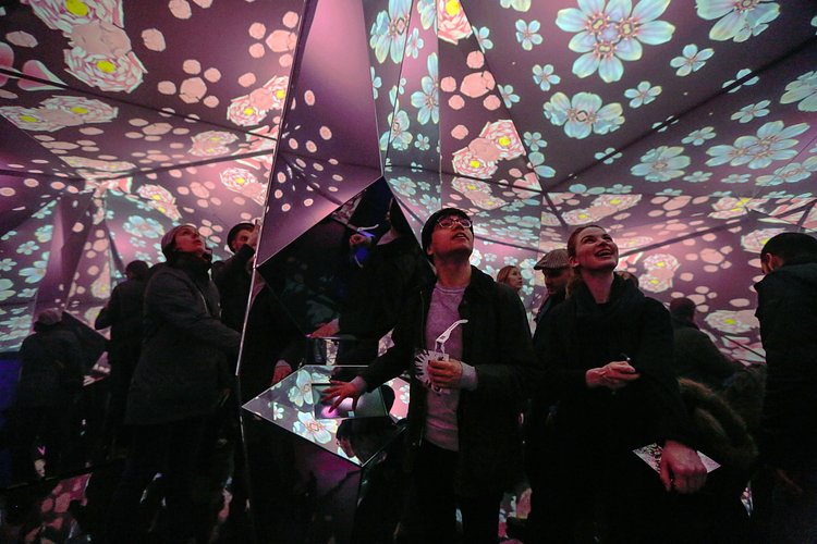 The "Exhilarated" Room in the Museum of Feelings.