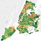 NYC Health Inspection Data - % of Restaurants by ZIP Code Rated Worse than “A”
